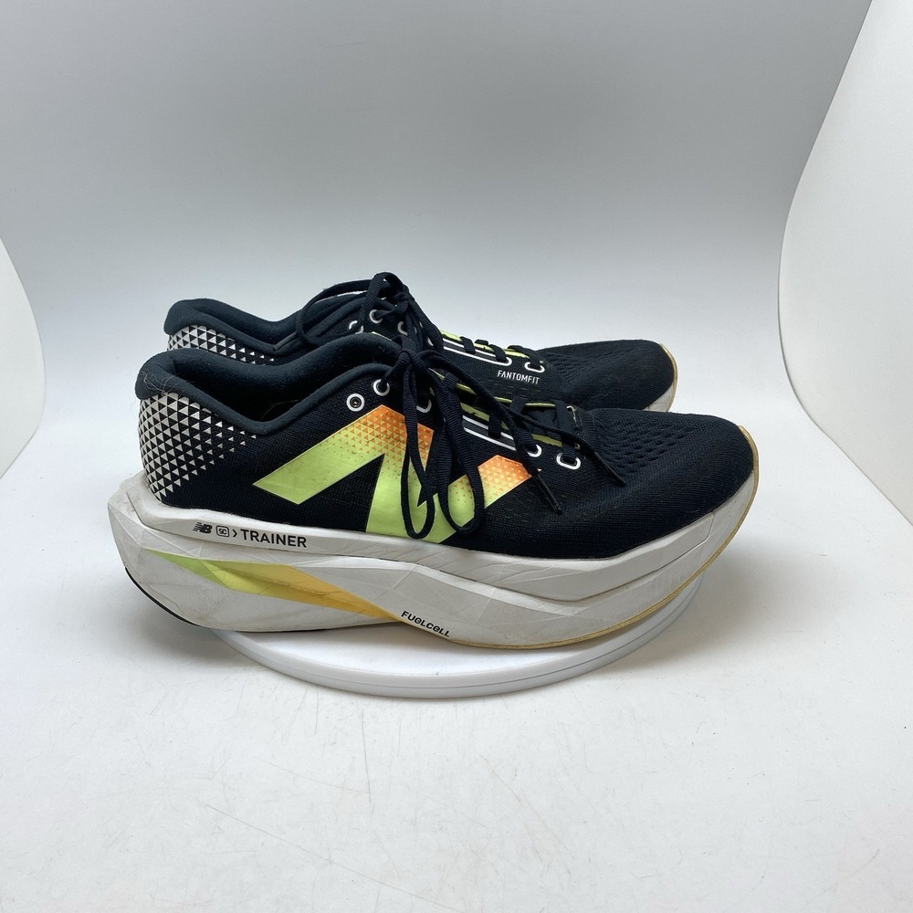 New Balance Mens 11.5 D FuelCell SuperComp Trainer V3 MRCXLB4 Black Gym Shoes